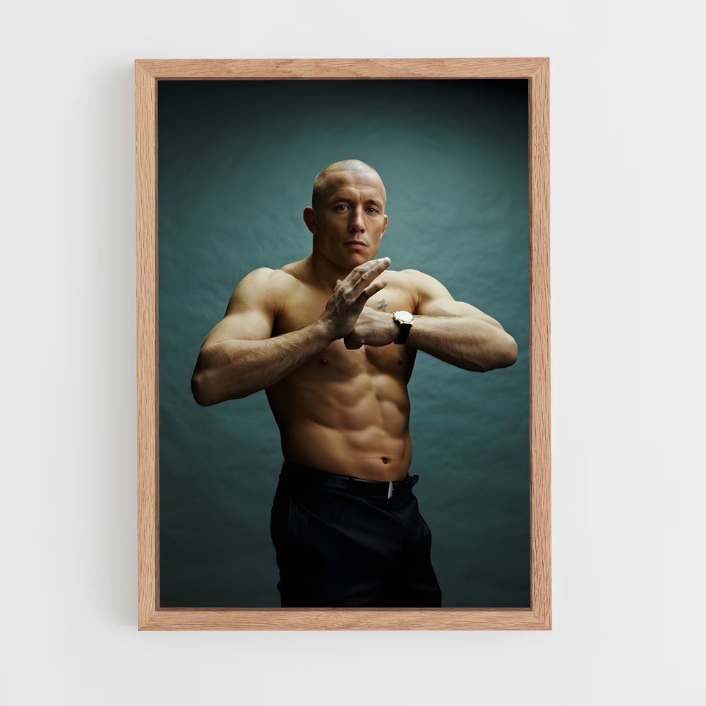 Poster L'élégance de GSP – affiche MMA (vue 4)
